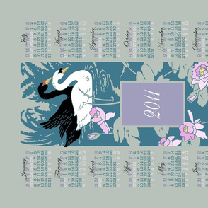 2011 swan calendar (display)