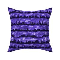 Australia skyline purple