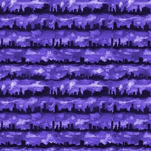 Australia skyline purple