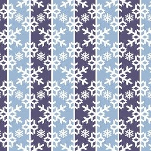 03850914 : snow bauble stripe : blue