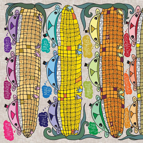 Just Another Corny Calendar Tea Towel