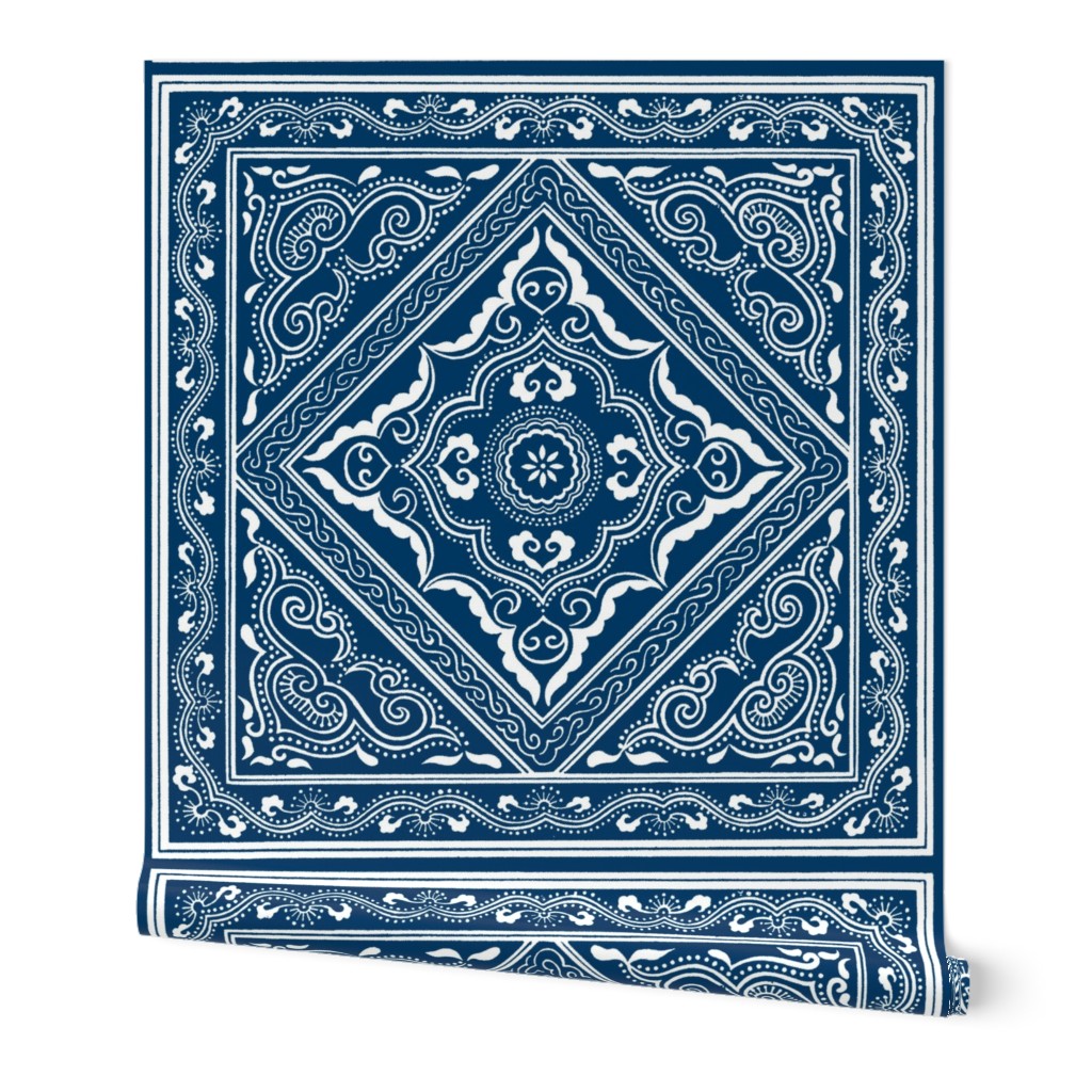 Chinese Indigo Tiles ~ Bian 