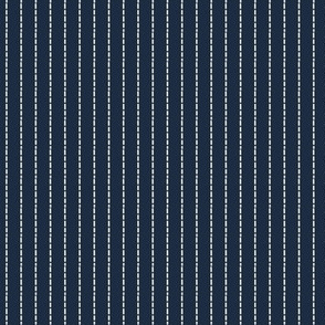 Pin Stripes navy blue