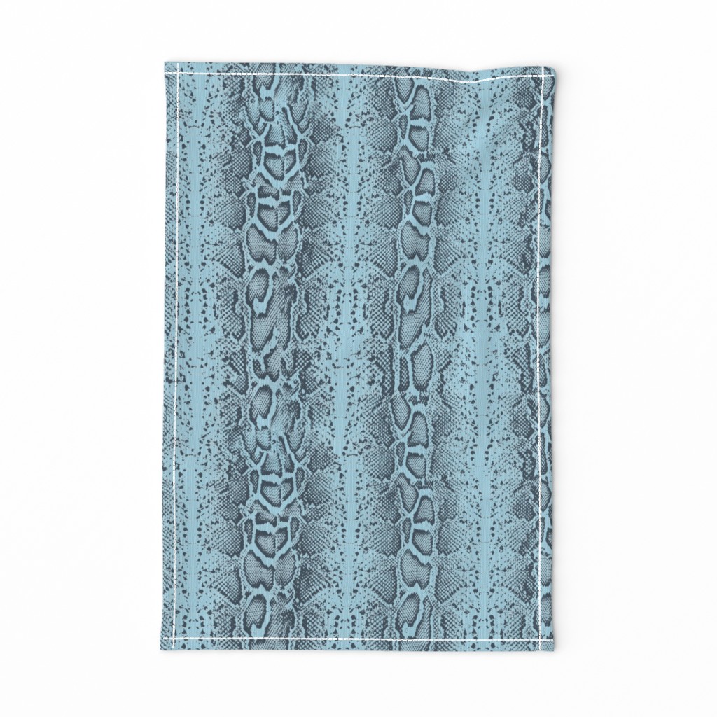 Snake skin blue