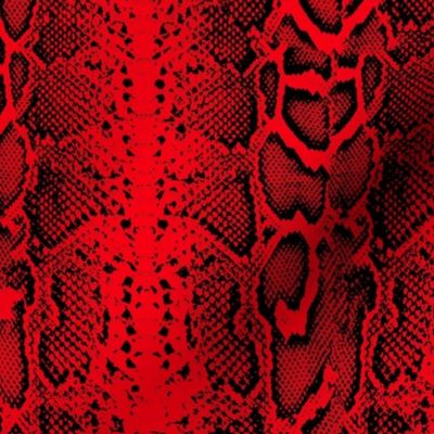 Snake skin red