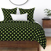 Happy Frogs - Lime Green/Black by Andrea Lauren