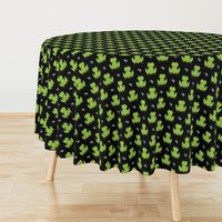 Happy Frogs - Lime Green/Black by Andrea Lauren