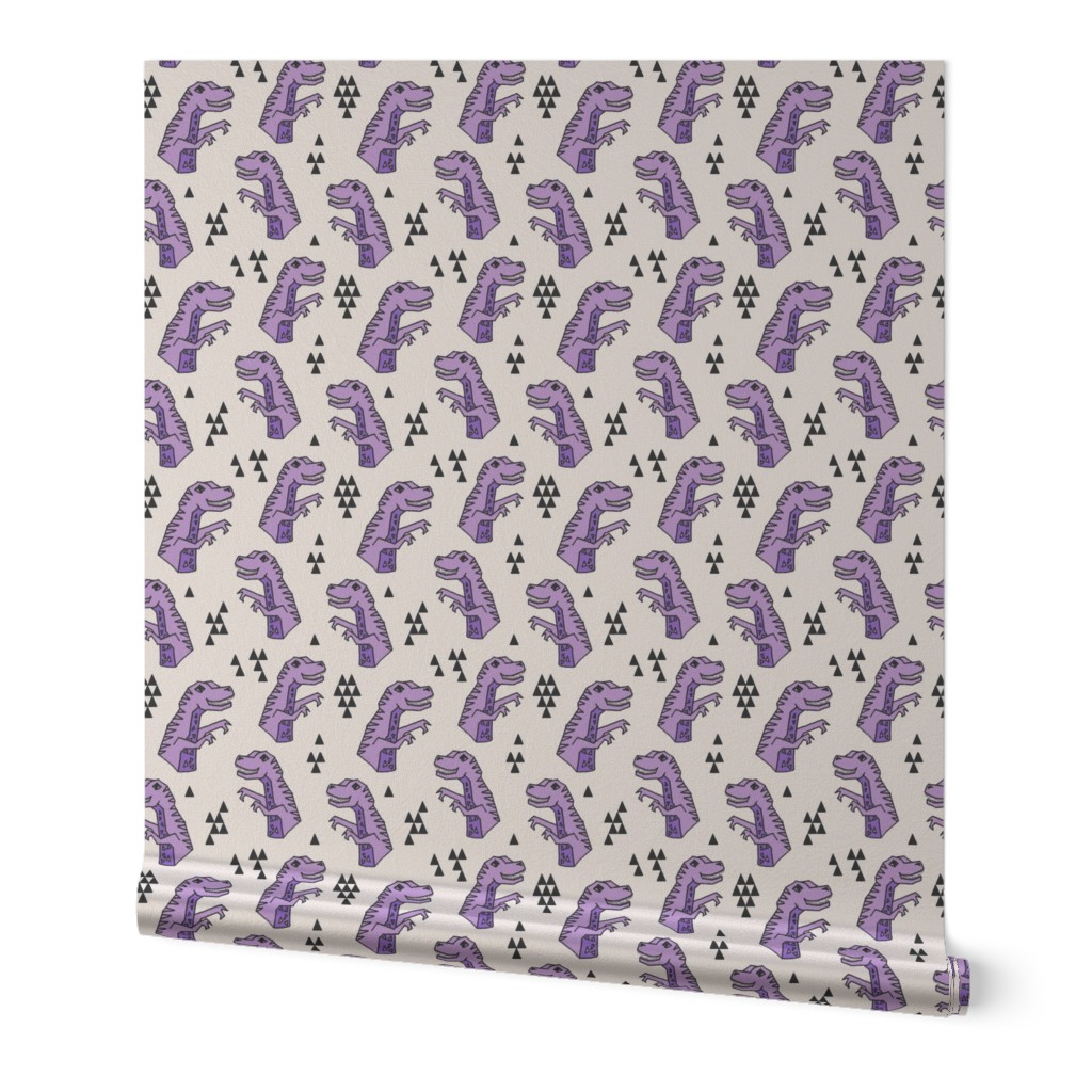 dinosaurs // purple dinos girls sweet jurassic prehistoric dinosaurs