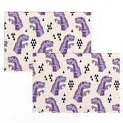 dinosaurs // purple dinos girls sweet jurassic prehistoric dinosaurs