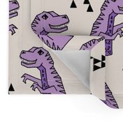 dinosaurs // purple dinos girls sweet jurassic prehistoric dinosaurs