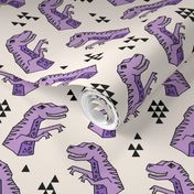 dinosaurs // purple dinos girls sweet jurassic prehistoric dinosaurs