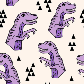 dinosaurs // purple dinos girls sweet jurassic prehistoric dinosaurs