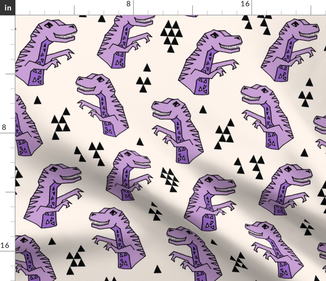 dinosaurs // purple dinos girls sweet jurassic prehistoric dinosaurs