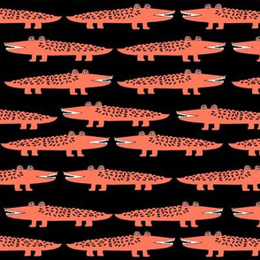 alligator // alligators fabric crocodiles design reptiles fabric boys nursery baby print andrea lauren design