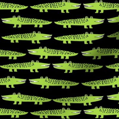 alligator // lime green alligator fabric alligator fabric pattern print tropical andrea lauren print andrea lauren fabric