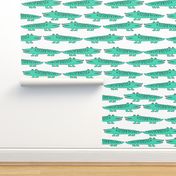 alligator // bright green alligator fabric boys room nursery print andrea lauren fabric andrea lauren design