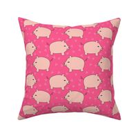 Piggy Bank - Pale Pink/Bright Pink by Andrea Lauren
