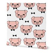 Mr. Pig - Pale Pink/White by Andrea Lauren