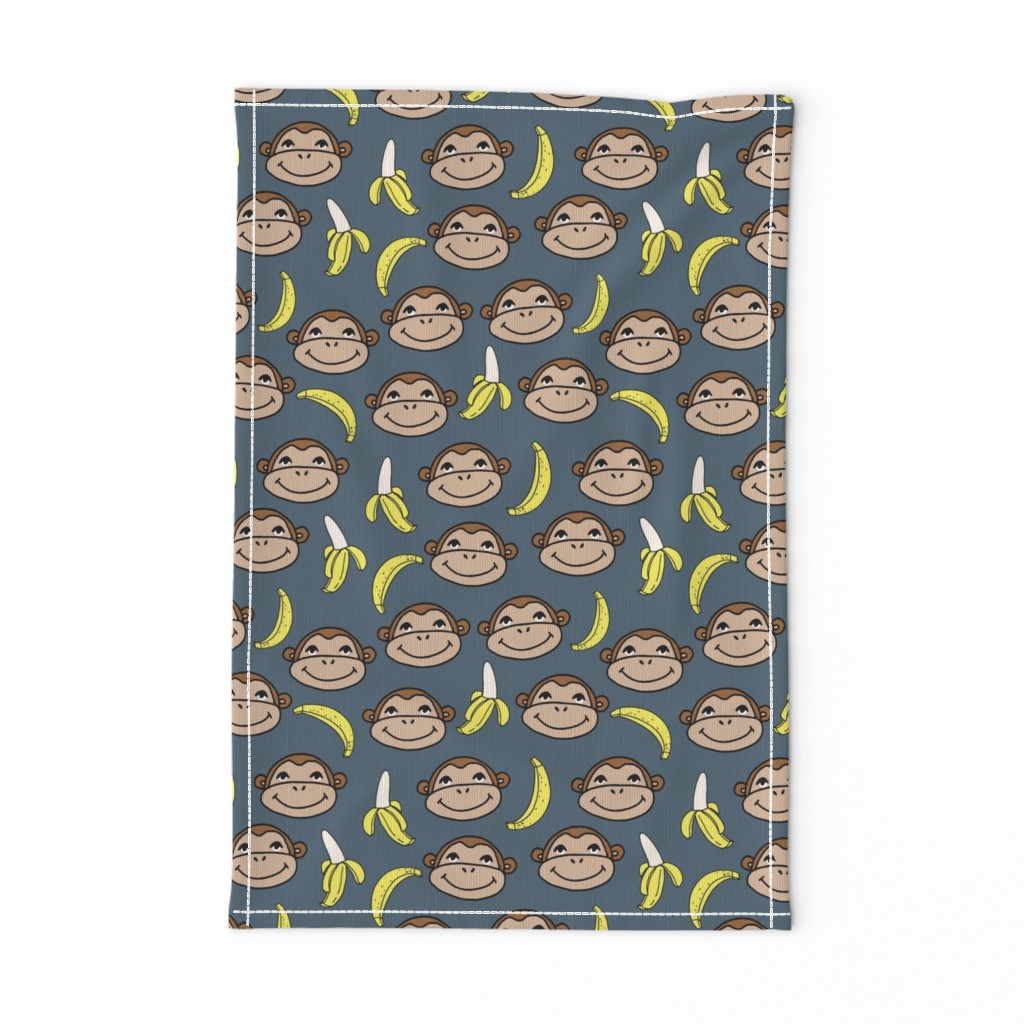 Happy Monkey - Payne's Grey by Andrea Lauren