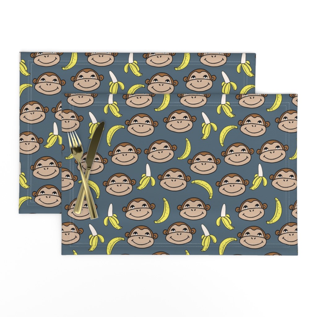 Happy Monkey - Payne's Grey by Andrea Lauren