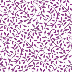 Curly Vine Purple White