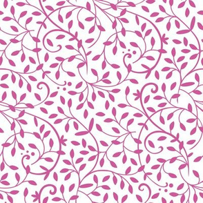 Curly Vine Pink White