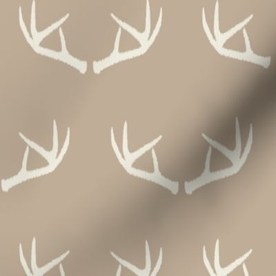 Antlers-Natural Beige & Cream