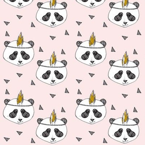 Panda pink SMALL PRINT - elvelyckan