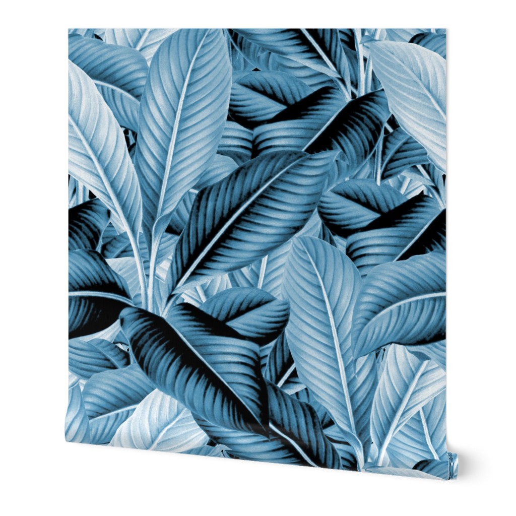 Palm In Palm ~ Profusion ~ Blue and White