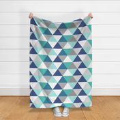 Geo Quilt Blues