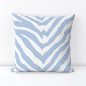 Large Scale Zebra in Soft Blue 1