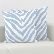 Large Scale Zebra in Soft Blue 1