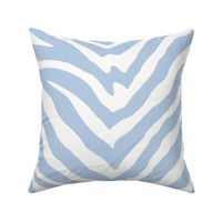 Large Scale Zebra in Soft Blue 1