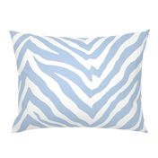 Large Scale Zebra in Soft Blue 1