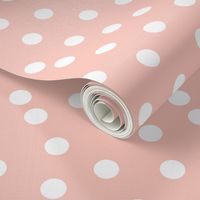 Polka Dot - Pale Pink (Smaller Version) by Andrea Lauren