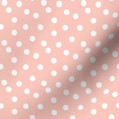 Polka Dot - Pale Pink (Smaller Version) by Andrea Lauren