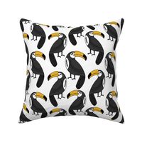 toucan // toucans bird summer tropical print fabric toucan fabric toucan design