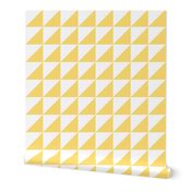 Yellow and White Half-Square Triangles