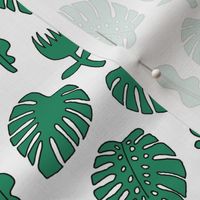 Tropical Leaves - Green by Andrea Lauren