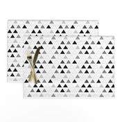 Black & White Triangles half scale