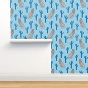 wolf and cactus // cactus desert fabric baby design andrea lauren fabric