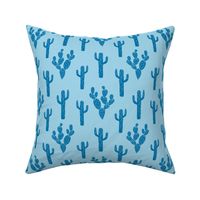 cactus // simple block print cactus stamps cacti plants