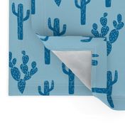 cactus // simple block print cactus stamps cacti plants