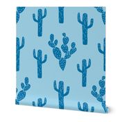 cactus // simple block print cactus stamps cacti plants