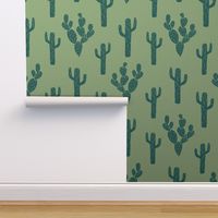 cactus // simple block print cactus stamps cacti plants