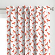 dala horse // red dala fabric swedish scandi design andrea lauren fabric