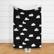 Black and White Clouds // JUMBO print