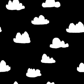 Black and White Clouds // JUMBO print