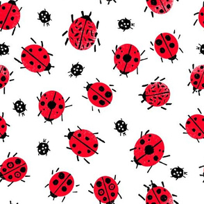 Ladybugs - Red/White by Andrea Lauren