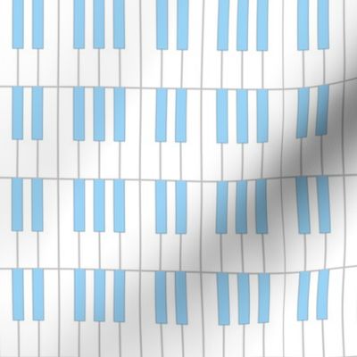 Cool blue jazz piano keys pattern by Su_G_©SuSchaefer